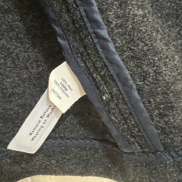 J.Crew Classic 100% Women’s Wool Double Breasted‎ Gray Blazer Pea Coat size 6 - Picture 11 of 12